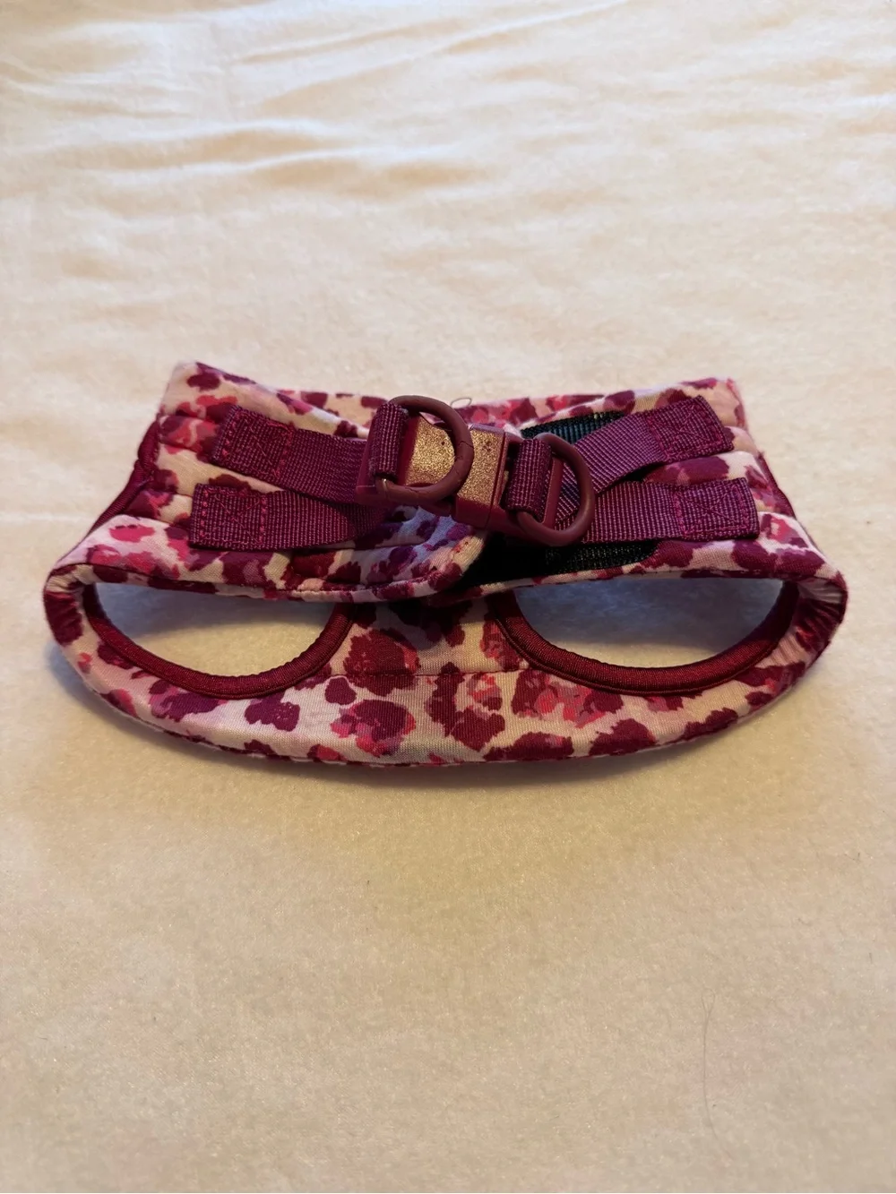 Top Paw XS Pink Leopard Print Padded Dog Harness Vest Step-In Puppy Harness